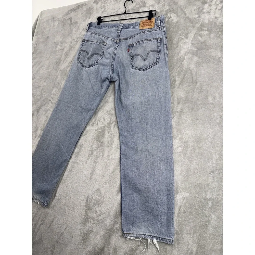 Vintage Levis 505 Jeans Mens 36x30*Blue Regular Fit Straight Leg Y2K Faded Denim